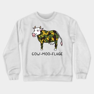 cow-moo-flage Crewneck Sweatshirt